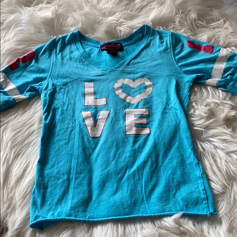 Size 14 Love jersey Tshirt